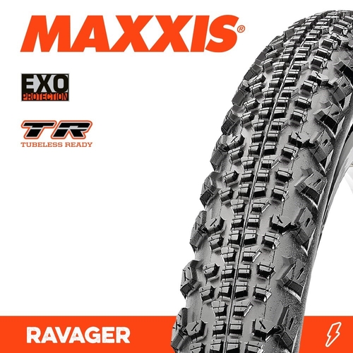 Maxxis RAVAGER 700 X 45C EXO TR FOLD 120TPI E-25