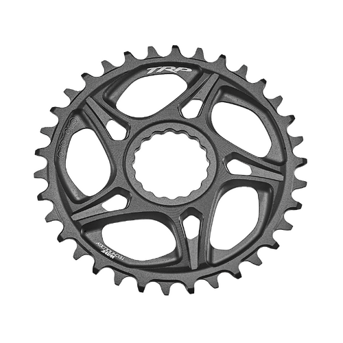 TRP Chainring CR-M8070, 32T Standard 6mm offset Chainring Cinch Interface, Sandblasted Black (for 49mm chainline and DH) 11speed chain compatible