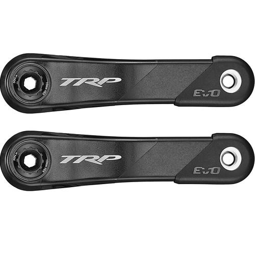 TRP Crank CK-9050 EVO Carbon Fiber Crank, 170mm Length Cinch compatible interface/ 68 & 73,  Black / Silver