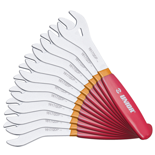UNIOR CONE WRENCH SET  -  Range from 13 to 28mm (12 Spanners Included)  626602 