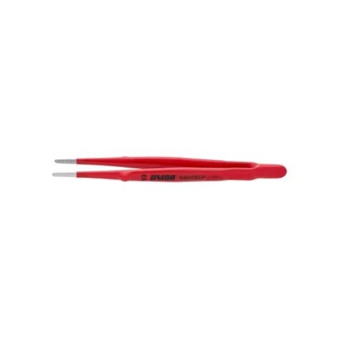 Unior Straight Tweezers, double layered - double coloured insulation enable additional safety, 616847