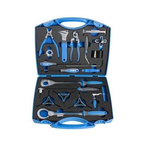 Unior Set of Tools 18pcs - Workshop & PRO Home Set -  Incls Hardcase 625141 Professional Bicycle tools,