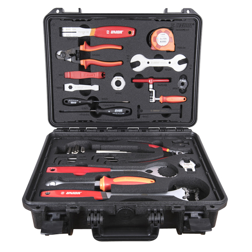 Unior Set of Tools 34 pcs - PRO Home Set -  Incls Hardcase 629070   Professional Bicycle tools,