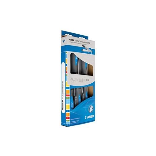  Unior Screwdriver BoxSet, 3 x Flathead & 2 x Crosstip/Philips 611985 Professional Bicycle tools,