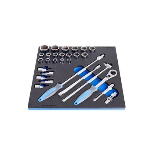 Unior  Set of sockets 1/2" in SOS tool tray 621186 