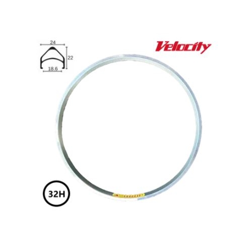 RIM 26" x 18mm - VELOCITY AEROHEAT - 36H - (559 x 18) - Presta Valve - Rim Brake - D/W - OLIVE (Anodised) - MSW