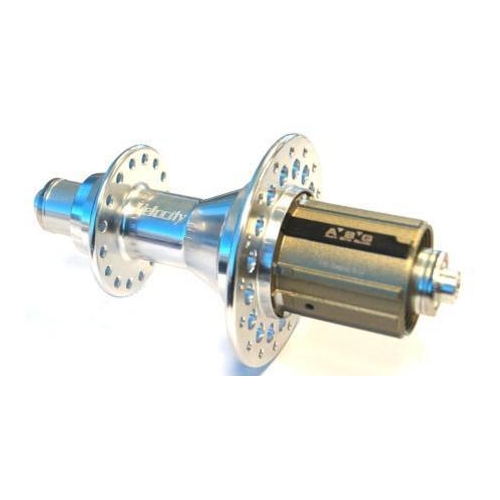 Hub Velocity Race Rear  Silver Shimano  32 Hole with Q/r Skewer 8/9/10/11 Spd  (with 8/9/10 Spacer) (130mm OLD)