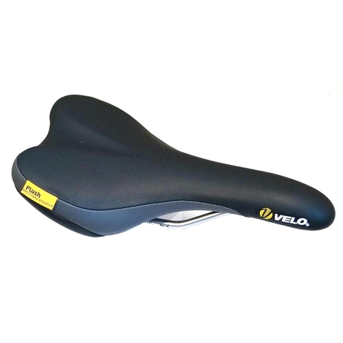 Saddle, Velo Plush, Mo, Extra comfort sport saddle, 342g, 271mm x 149mm, MTB or road, for fast riding