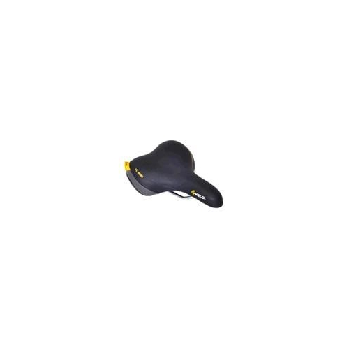 SADDLE  Velo Plush, 260mm x 190mm, Boing, Support & comfortable saddle, upright, relaxed riding, Weight: 447g