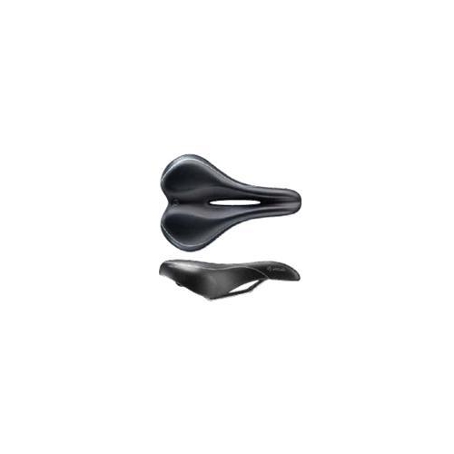 Saddle, Velo Voam Swan O, Butterfly-Shape MTB Gel w/cut out, 375g, 255 x 175mm