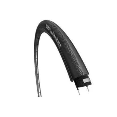 Wanda Premium Tyre 700 x 25C ALL Black -  The FIREBOLT for ROAD, BLACK Skin Sidewall, 30 TPI, Wire Bead, 85-115 PSI, 5.9-8.0 Bar (25-622)