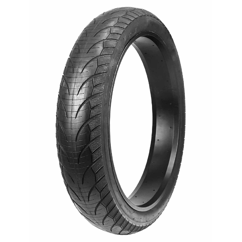Tyre 20 x 4.0 Black, Fat Tyre - slick Tread - Wanda